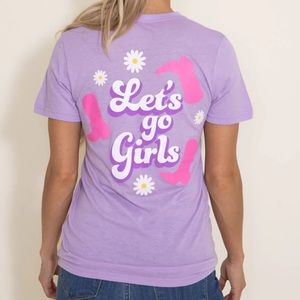Simply Southern Women’s “Lets Go Girls” Short Sleeve T-Shirt - Purple